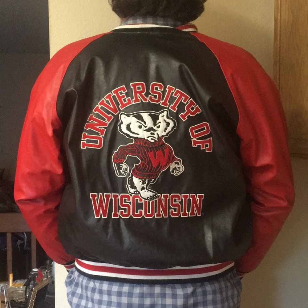 University of Wisconsin letterman Jacket.